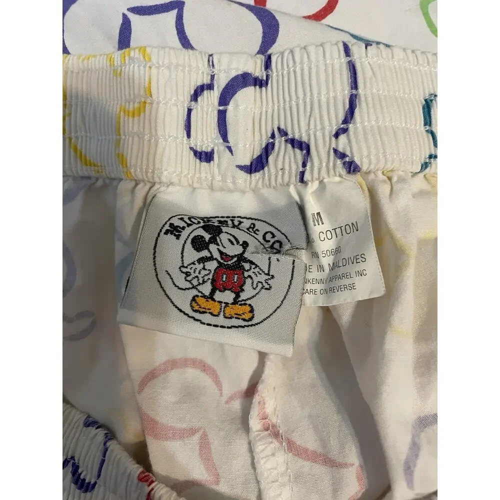 Mickey & Co Vintage‎ Disney Colorful Boxer Shorts Size Medium